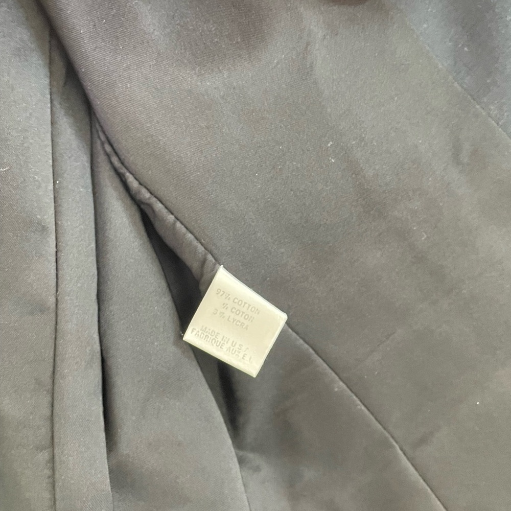 Blazer | Theory Black Single-Breasted Tailored | Minimalist Cotton Classic | 6 - Picture 13 of 14